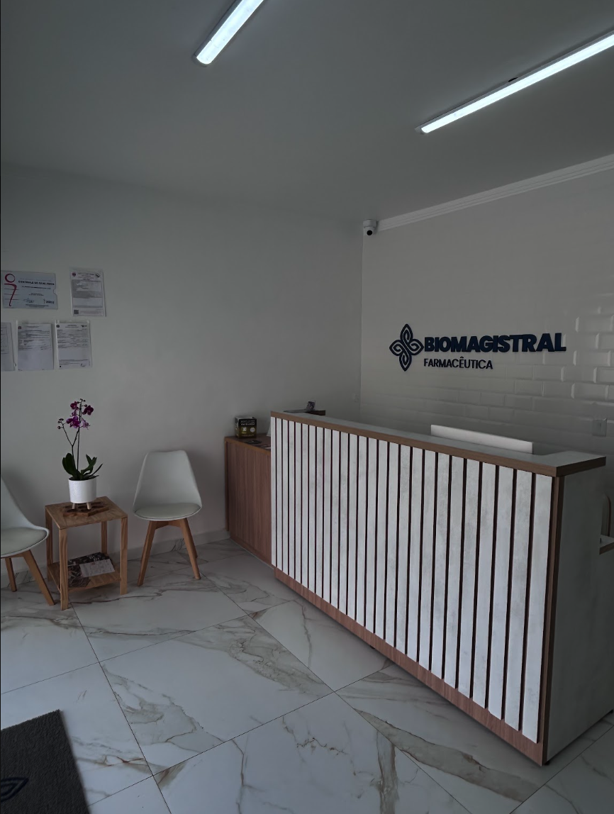 Espaço de atendimento da Biomagistral